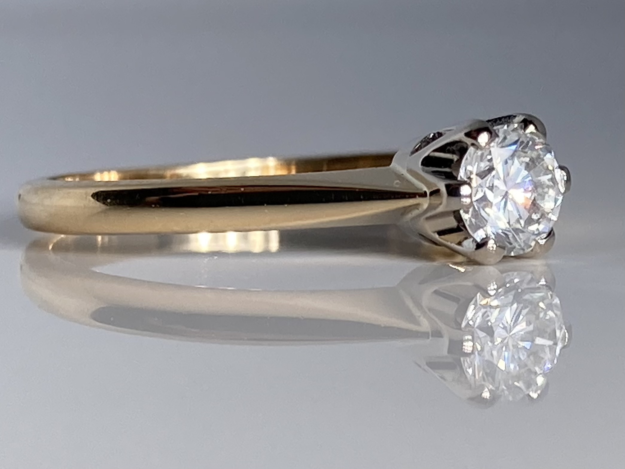 Tillander 18k Solitaire-sormus – 0,28 ct G/VS timantti - Image 5