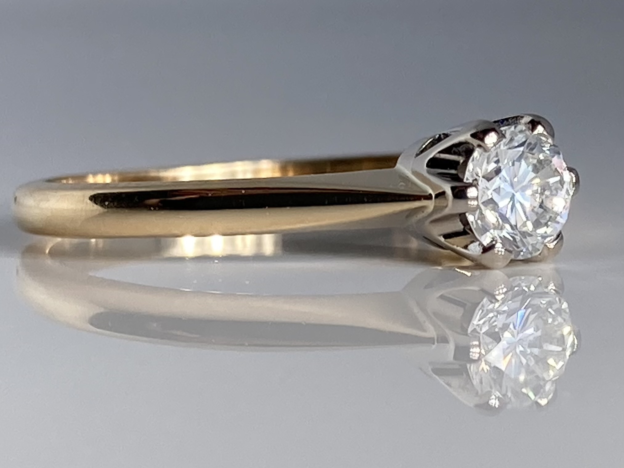 Tillander 18k Solitaire-sormus – 0,28 ct G/VS timantti - Image 3