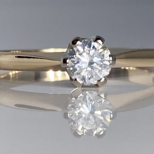 Tillander 18k Solitaire-sormus – 0,28 ct G/VS timantti