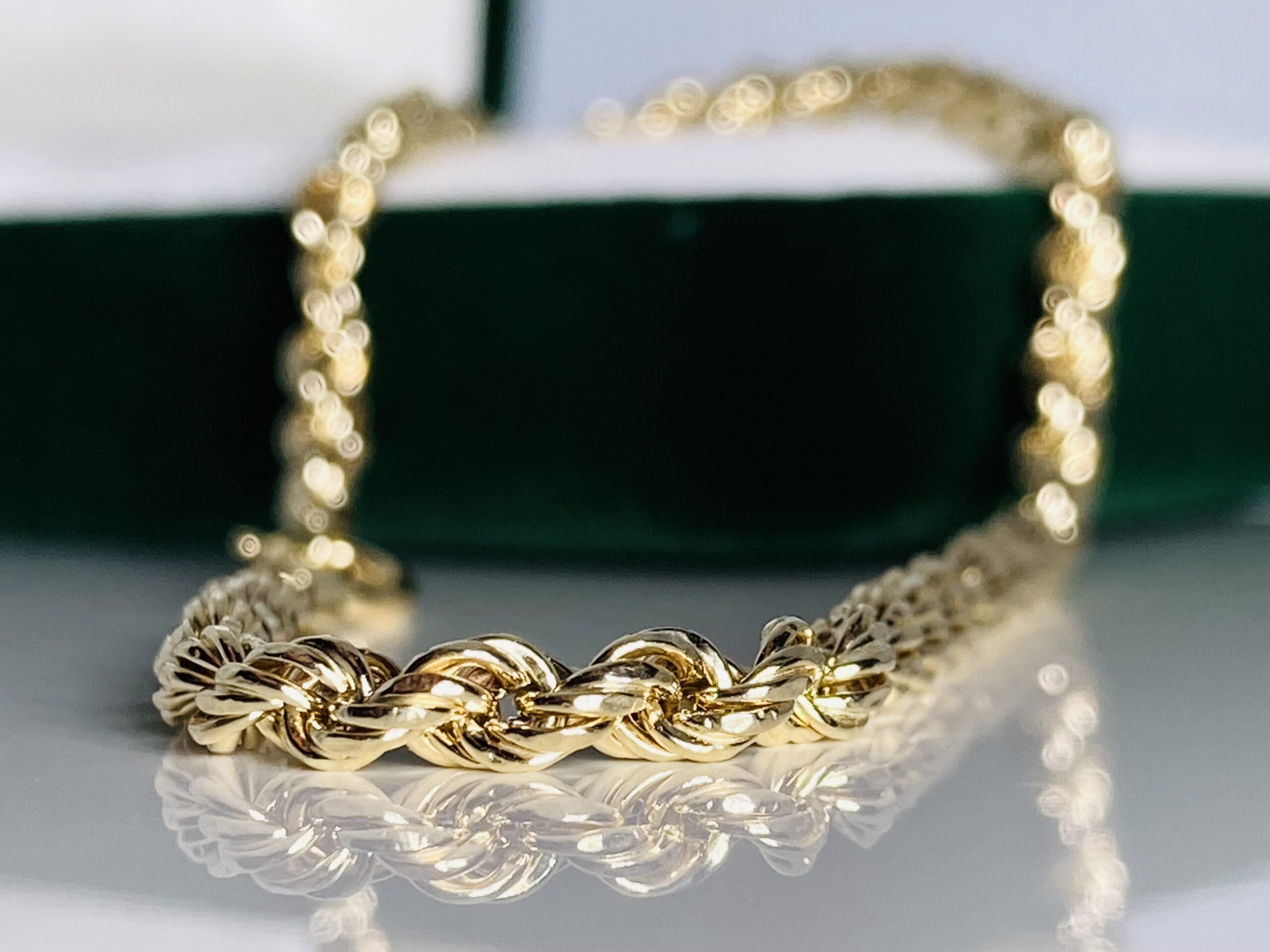 Cordell-kaulaketju 45cm ja 14K keltakultaa - Image 2