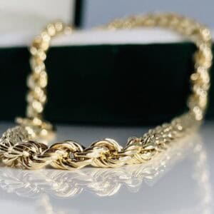 Cordell-kaulaketju 45cm ja 14K keltakultaa