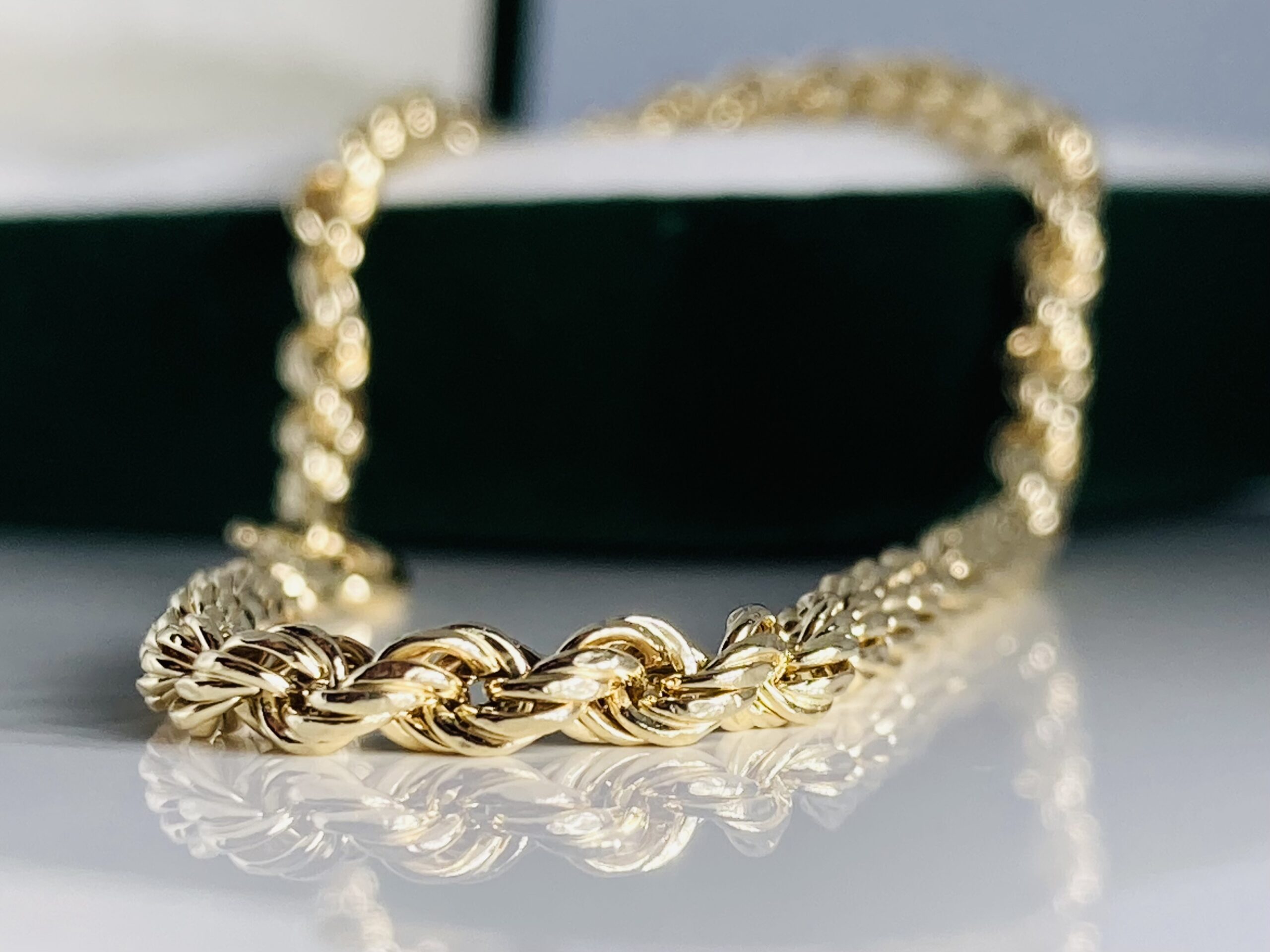 Cordell-kaulaketju 45cm ja 14K keltakultaa