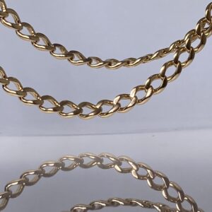 Ajaton 14K Kultainen Panssariketju – Umpikultaa & Pitkä 67 cm