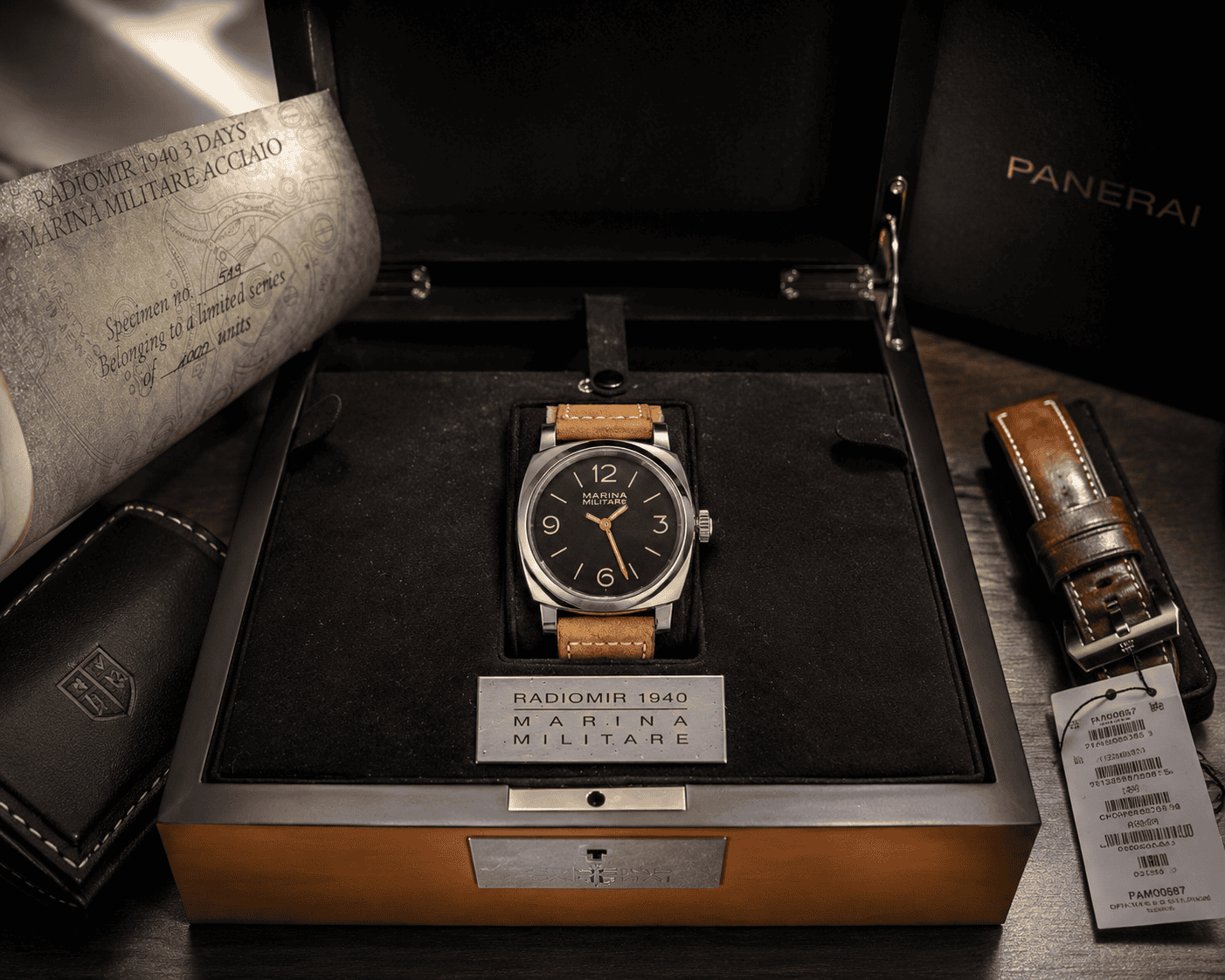 Panerai Radiomir 1940 3 Days Marina Militare Acciaio, Limited Edition - Image 3