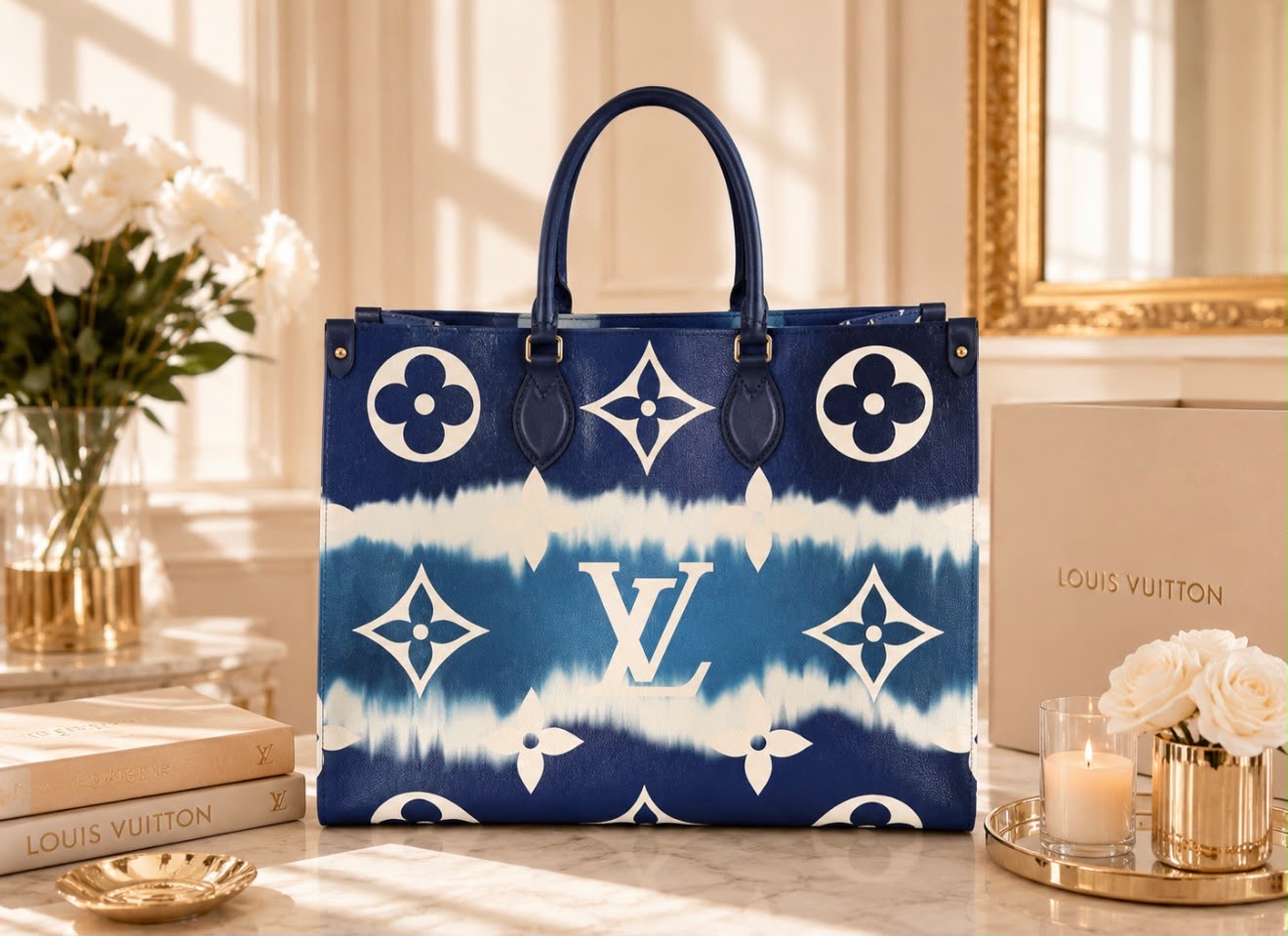 Louis Vuitton OnTheGo GM Escale 2020 – Käyttämätön Täydellinen Kokonaisuus